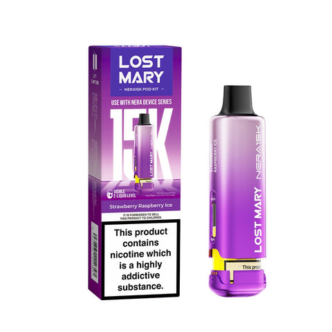 Lost Mary Nera 15K Refillable Pod Kit - (Pack of 5) - Washington Vapes Wholesale
