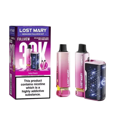 Lost Mary Nera 30K Fullview Rechargeable Vape Kit - (Pack of 5) - Washington Vapes Wholesale