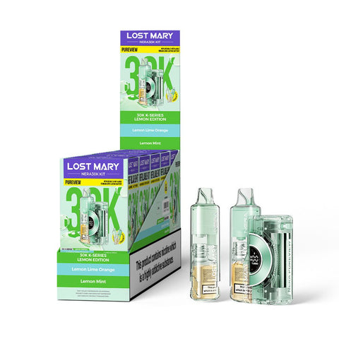 Lost Mary Nera 30k Pure View - (Pack of 5) - Washington Vapes Wholesale