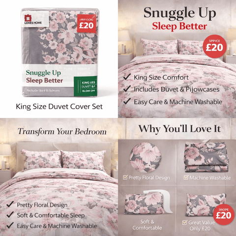 Loves Home Duvet Set – Assorted Designs - Washington Vapes Wholesale