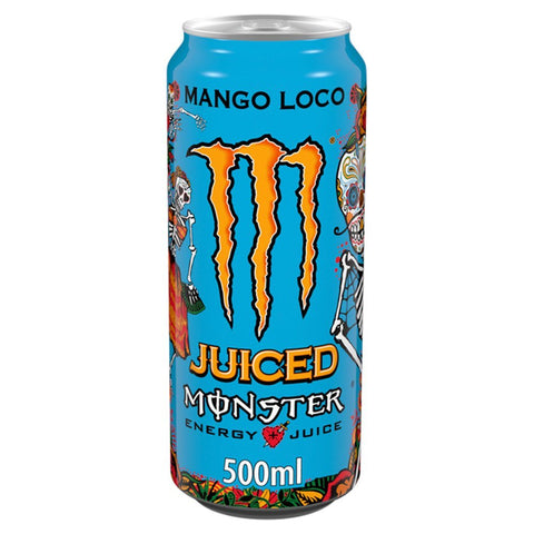 Monster Energy Mango Loco 500ml PM £1.75 - (12 Pack) - Washington Vapes Wholesale
