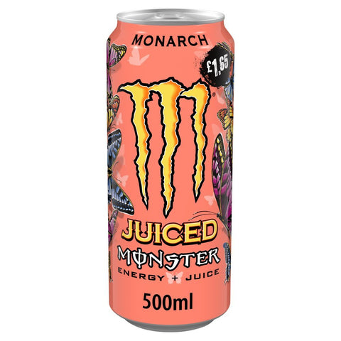 Monster Energy Monarch 500ml PM £1.75 - (12 Pack) - Washington Vapes Wholesale
