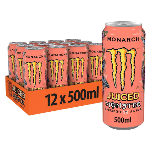Monster Energy Monarch 500ml PM £1.75 - (12 Pack) - Washington Vapes Wholesale