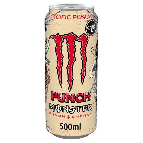 Monster Energy Pacific Punch 500ml PM £1.75 - (12 Pack) - Washington Vapes Wholesale