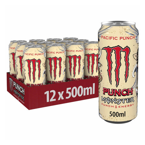 Monster Energy Pacific Punch 500ml PM £1.75 - (12 Pack) - Washington Vapes Wholesale
