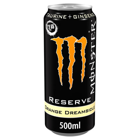 Monster Reserve Orange Dreamsicle 500ml - (Pack of 12) PM 1.74 - Washington Vapes Wholesale