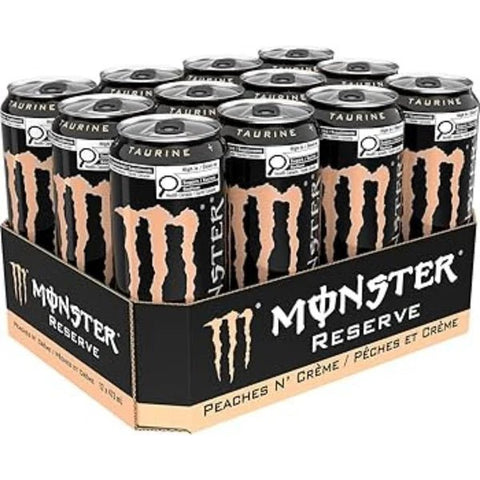Monster Reserve Peaches N Cream 473ml US Stock - (Pack of 12) - Washington Vapes Wholesale
