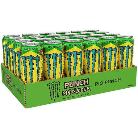 Monster Rio Punch 500ml PM 5.49 - (Pack of 24) - Washington Vapes Wholesale
