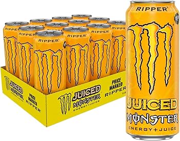Monster Ripper Juiced Energy Drink 500ml PM £1.85 - (12 Pack) - Washington Vapes Wholesale
