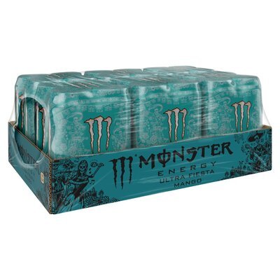 Monster Ultra Fiesta Mango 500ml - (Pack of 24) - Washington Vapes Wholesale
