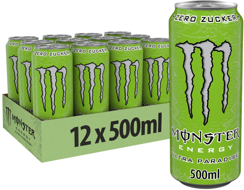 Monster Ultra Paradise 500ml - (Pack of 12) - Washington Vapes Wholesale
