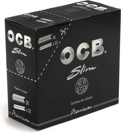 OCB Tobacco Paper Long Slim - (32 PACK) - Washington Vapes Wholesale