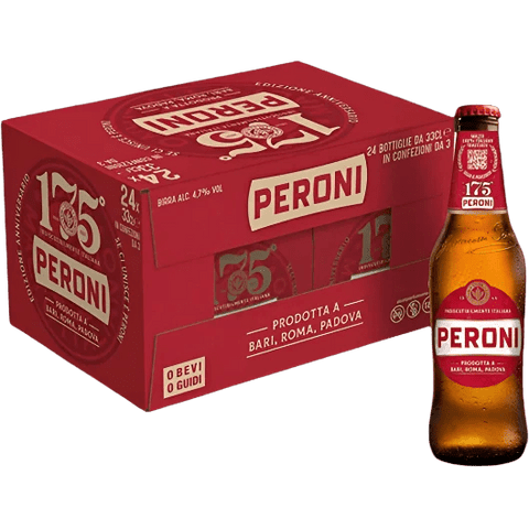 Peroni Red 4.7% Lager Beer 24 x 330ml Bottles - Washington Vapes Wholesale
