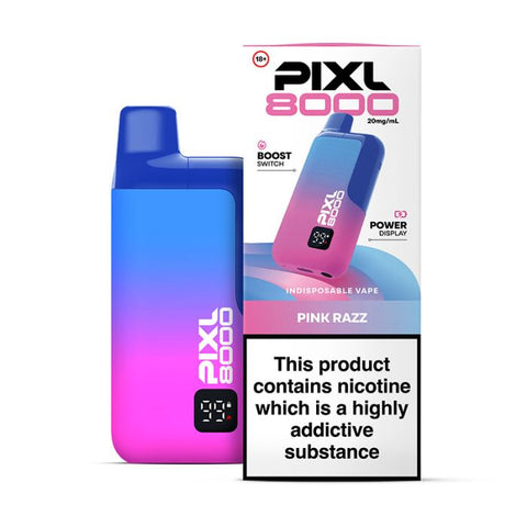 Pixl 8000 Rechargeable Vape Kit - (Pack of 5) - Washington Vapes Wholesale