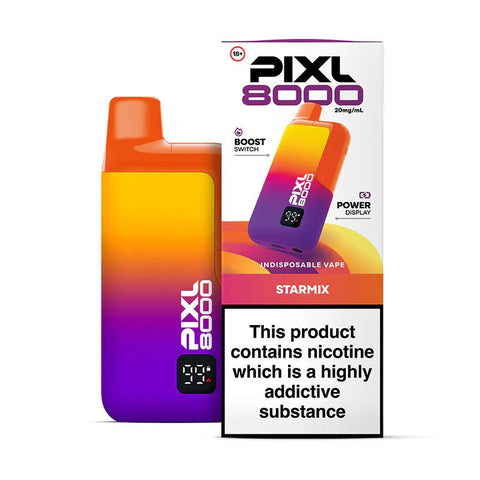 Pixl 8000 Rechargeable Vape Kit - (Pack of 5) - Washington Vapes Wholesale