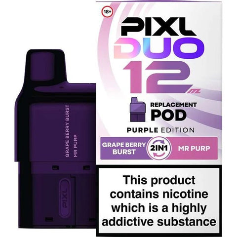 Pixl Duo 12 Replacement Refill Pods - (Pack of 5) - Washington Vapes Wholesale