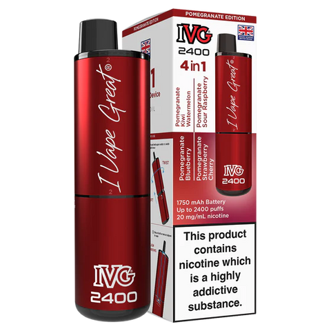 IVG 2400 Rechargeable Vape Kit - (Box Of 5)
