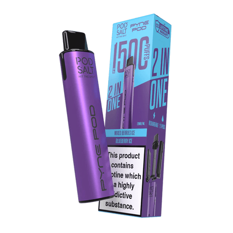 Pyne Pod 1500 2 in 1 Rechargeable Vapes - (Carton of 140 Pcs) - Washington Vapes Wholesale