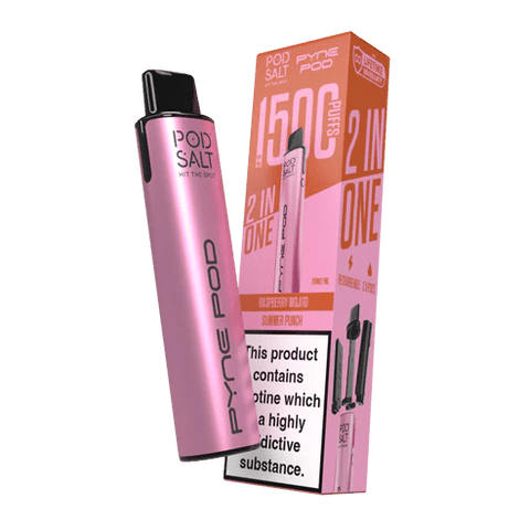 Pyne Pod 1500 2 in 1 Rechargeable Vapes - (Carton of 140 Pcs) - Washington Vapes Wholesale