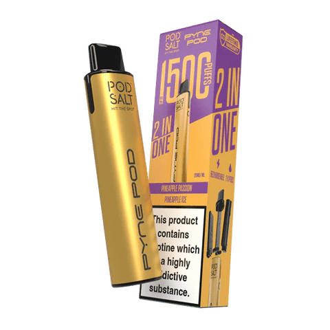 Pyne Pod 1500 2 in 1 Rechargeable Vapes - (Carton of 140 Pcs) - Washington Vapes Wholesale