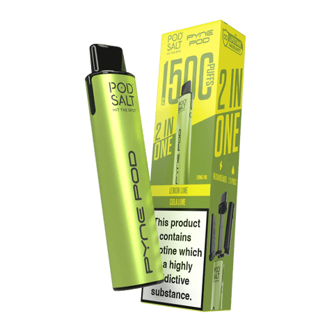 Pyne Pod 1500 2 in 1 Rechargeable Vapes - (Carton of 140 Pcs) - Washington Vapes Wholesale