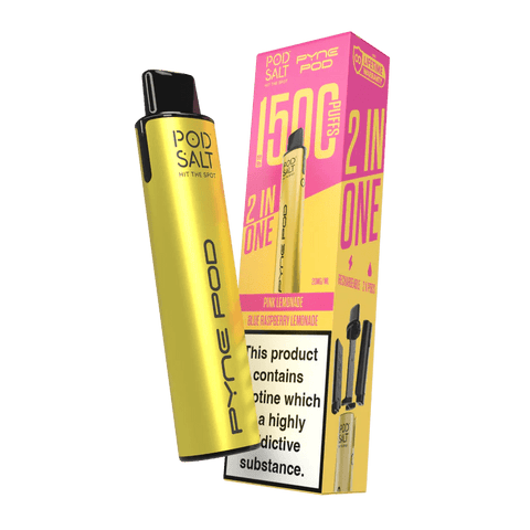 Pyne Pod 1500 2 in 1 Rechargeable Vapes - (Carton of 140 Pcs) - Washington Vapes Wholesale