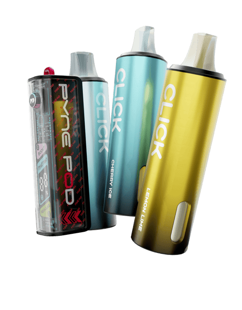 Pyne Pod Click 50k Multiuse Device Rechargeable Vape Kit - (Pack of 5) - Washington Vapes Wholesale
