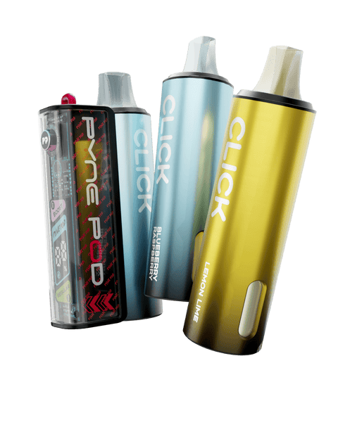 Pyne Pod Click 50k Multiuse Device Rechargeable Vape Kit - (Pack of 5) - Washington Vapes Wholesale