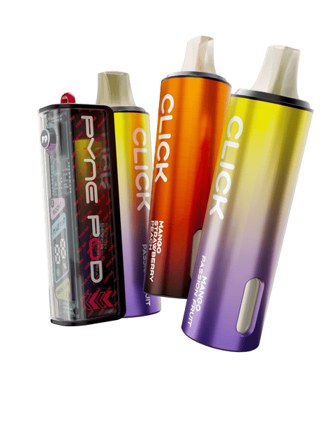 Pyne Pod Click 50k Multiuse Device Rechargeable Vape Kit - (Pack of 5) - Washington Vapes Wholesale