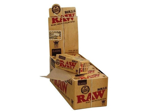 RAW Classic 3 Meter Roll - (Pack of 12) - Washington Vapes Wholesale