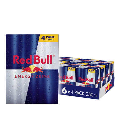 Redbull 250ml UK Stock PM £6.00 - (Pack of 6x4) - Washington Vapes Wholesale