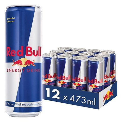 Redbull Energy Drink 473ml - (Pack of 12) PM £2.65 - Washington Vapes Wholesale