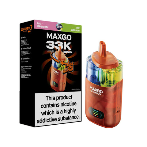 Relx Maxgo Combo 33k - (Pack 5) - Washington Vapes Wholesale