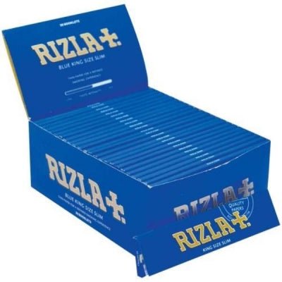 Rizla Blue King Size Slim Cigarette Paper - (Booklet of 50) - Washington Vapes Wholesale