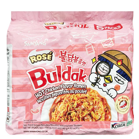 Samyang Buldak Noodles - (130g x 5 x 8 Packs) - Washington Vapes Wholesale