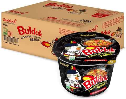 Samyang Noodles Big Bowls 105g - (Pack of 16) - Washington Vapes Wholesale