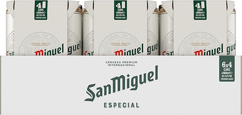 San Miguel Especial 568ml Pints - (Pack of 24) - Washington Vapes Wholesale