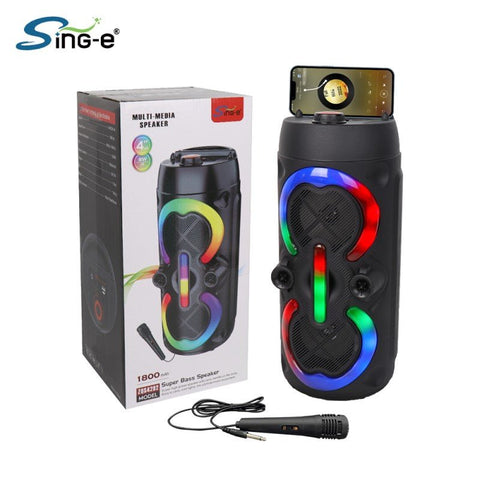 SING - E ZQS4292 Portable Bluetooth Karaoke Speaker - Washington Vapes Wholesale