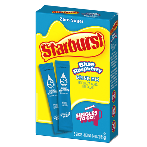 Singles To Go! Drink Mixes - STARBURST (Pack of 12) - Washington Vapes Wholesale
