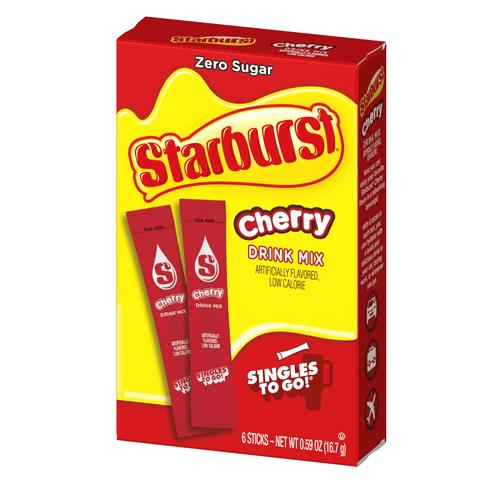 Singles To Go! Drink Mixes - STARBURST (Pack of 12) - Washington Vapes Wholesale