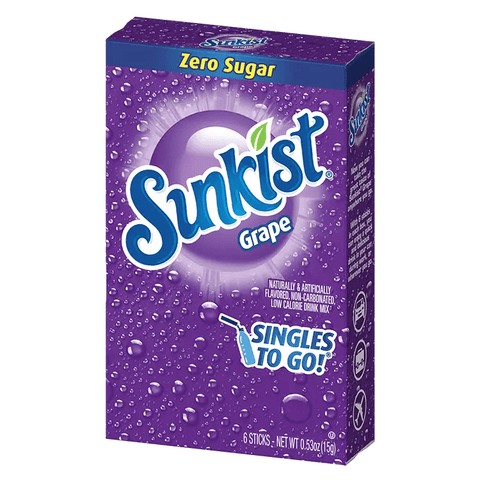 Singles To Go! Drink Mixes - SUNKIST (Pack of 12) - Washington Vapes Wholesale