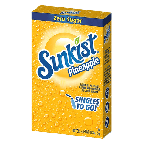 Singles To Go! Drink Mixes - SUNKIST (Pack of 12) - Washington Vapes Wholesale