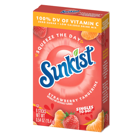 Singles To Go! Drink Mixes - SUNKIST (Pack of 12) - Washington Vapes Wholesale
