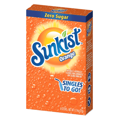 Singles To Go! Drink Mixes - SUNKIST (Pack of 12) - Washington Vapes Wholesale
