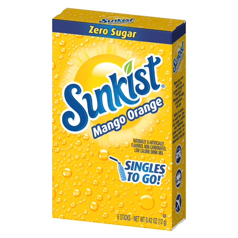 Singles To Go! Drink Mixes - SUNKIST (Pack of 12) - Washington Vapes Wholesale