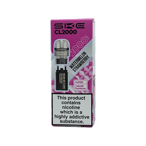 SKE CL2000 Prefilled Pods – (Pack of 10) - Washington Vapes Wholesale