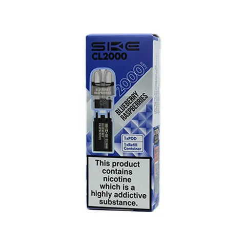 SKE CL2000 Prefilled Pods – (Pack of 10) - Washington Vapes Wholesale