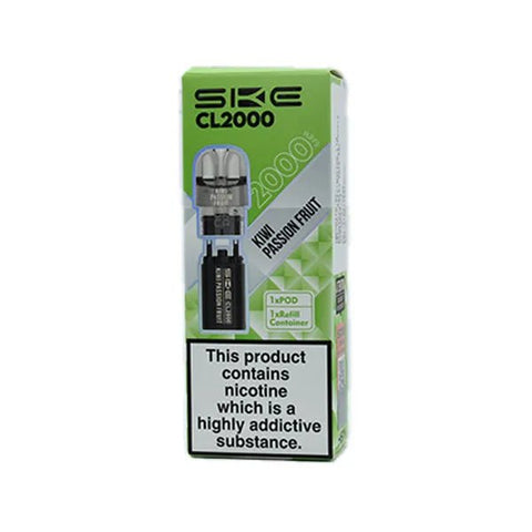 SKE CL2000 Prefilled Pods – (Pack of 10) - Washington Vapes Wholesale