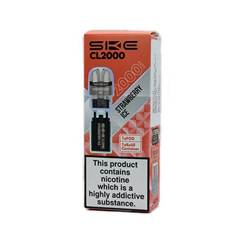 SKE CL2000 Prefilled Pods – (Pack of 10) - Washington Vapes Wholesale