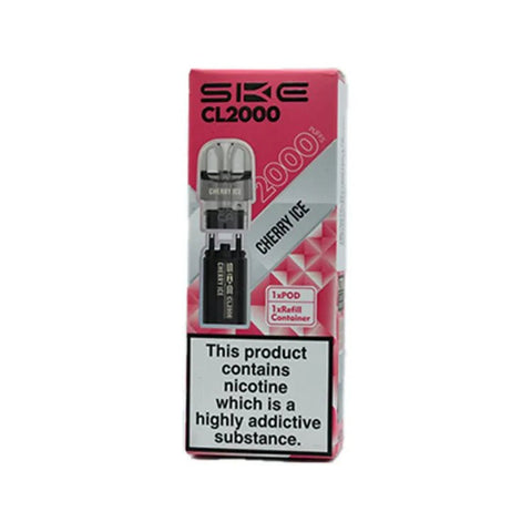 SKE CL2000 Prefilled Pods – (Pack of 10) - Washington Vapes Wholesale